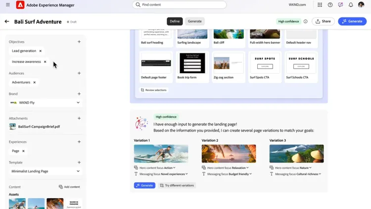 aem optimizer - faster and smarter content creation